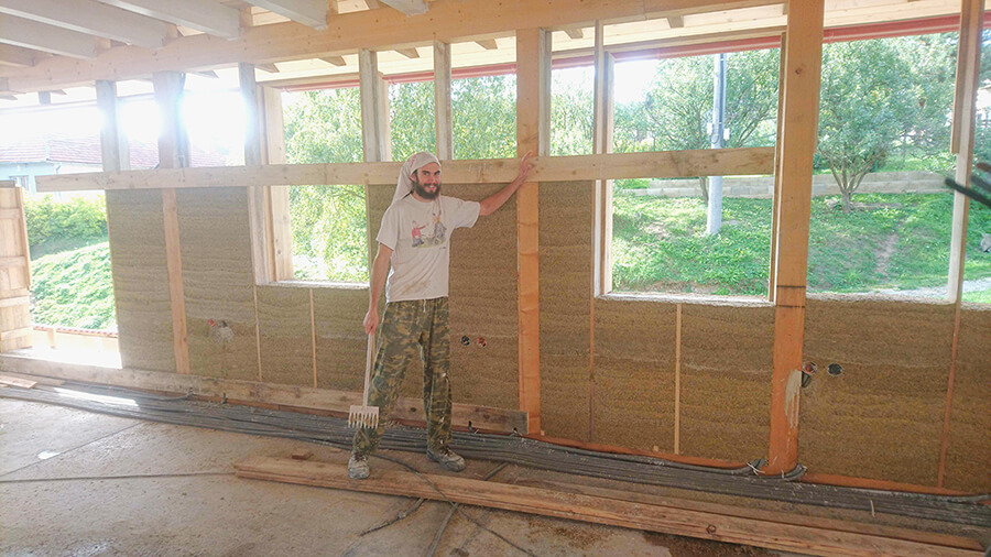 Dom z konopného betónu 180m2
